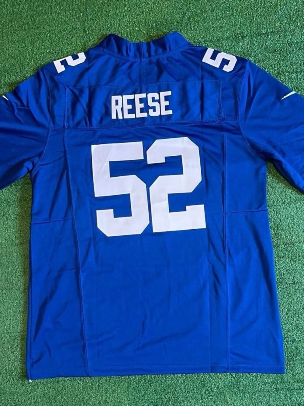 Arvell Reese Royal Blue Jersey Stitched Vapor